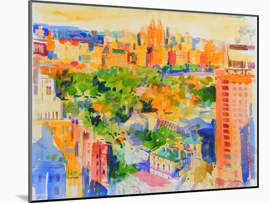 Central Park from The Carlyle-Peter Graham-Mounted Giclee Print
