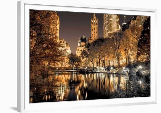 Central Park Glow-Assaf Frank-Framed Giclee Print