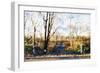 Central Park in Autumn - In the Style of Oil Painting-Philippe Hugonnard-Framed Giclee Print