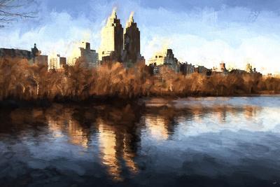 'Central Park in Autumn' Giclee Print - Philippe Hugonnard | AllPosters.com