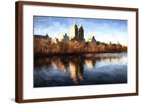 Central Park in Autumn-Philippe Hugonnard-Framed Giclee Print