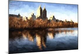 Central Park in Autumn-Philippe Hugonnard-Mounted Giclee Print