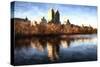 Central Park in Autumn-Philippe Hugonnard-Stretched Canvas