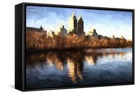 Central Park in Autumn-Philippe Hugonnard-Framed Stretched Canvas