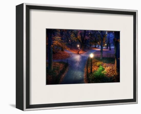 Central Park in the Fall-Trey Ratcliff-Framed Photographic Print
