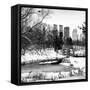 Central Park in the Snow-Philippe Hugonnard-Framed Stretched Canvas