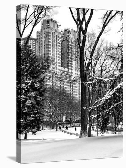Central Park in the Snow-Philippe Hugonnard-Stretched Canvas