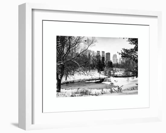 Central Park in the Snow-Philippe Hugonnard-Framed Art Print