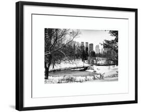 Central Park in the Snow-Philippe Hugonnard-Framed Art Print