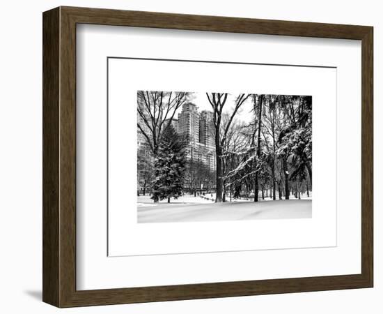 Central Park in the Snow-Philippe Hugonnard-Framed Art Print