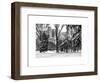 Central Park in the Snow-Philippe Hugonnard-Framed Art Print