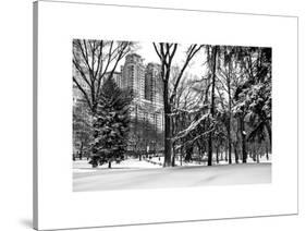 Central Park in the Snow-Philippe Hugonnard-Stretched Canvas