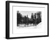 Central Park in the Snow-Philippe Hugonnard-Framed Art Print