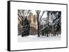 Central Park in the Snow-Philippe Hugonnard-Framed Stretched Canvas