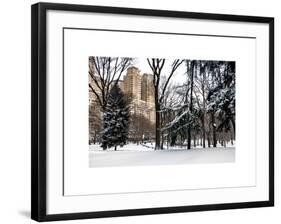 Central Park in the Snow-Philippe Hugonnard-Framed Art Print