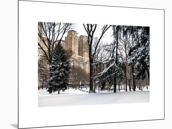 Central Park in the Snow-Philippe Hugonnard-Mounted Art Print