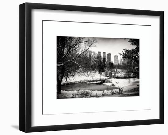 Central Park in the Snow-Philippe Hugonnard-Framed Art Print