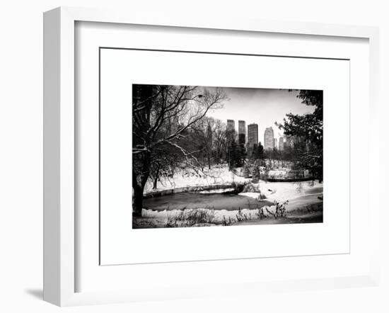 Central Park in the Snow-Philippe Hugonnard-Framed Art Print