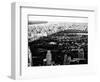 Central Park in the Summer and Sunset, Landscape, Manhattan, New York, Black and White Photography-Philippe Hugonnard-Framed Photographic Print