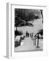 Central Park in Winter, c.1953-64-Nat Herz-Framed Premium Photographic Print