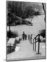 Central Park in Winter, c.1953-64-Nat Herz-Mounted Premium Photographic Print