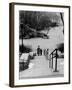 Central Park in Winter, c.1953-64-Nat Herz-Framed Premium Photographic Print