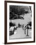 Central Park in Winter, c.1953-64-Nat Herz-Framed Photographic Print