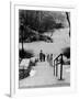 Central Park in Winter, c.1953-64-Nat Herz-Framed Photographic Print