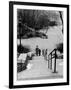 Central Park in Winter, c.1953-64-Nat Herz-Framed Photographic Print