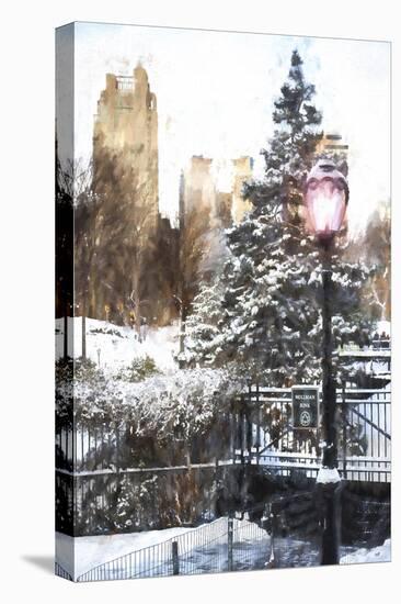Central Park in Winter-Philippe Hugonnard-Stretched Canvas
