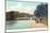 Central Park, Lake and Bow Bridge, New York-null-Mounted Art Print