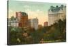 Central Park near Entrance, New York City-null-Stretched Canvas