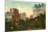 Central Park near Entrance, New York City-null-Mounted Art Print