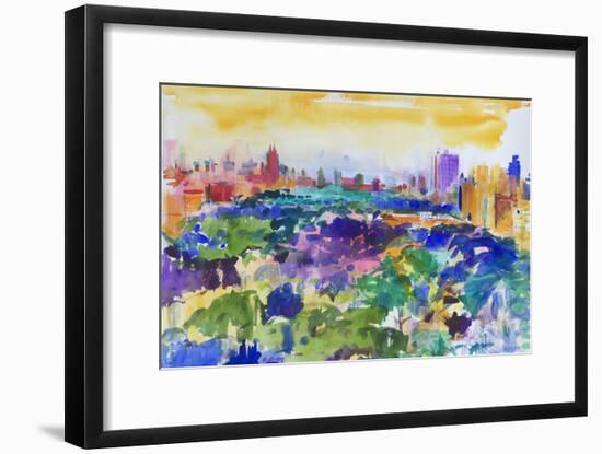 Central Park, New York, 2011-Peter Graham-Framed Giclee Print