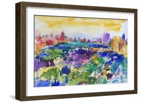 Central Park, New York, 2011-Peter Graham-Framed Giclee Print