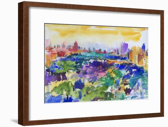 Central Park, New York, 2011-Peter Graham-Framed Giclee Print