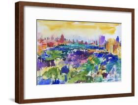 Central Park, New York, 2011-Peter Graham-Framed Giclee Print