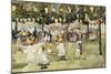 Central Park, New York City, July 4Th, C.1900-03-Maurice Brazil Prendergast-Mounted Giclee Print