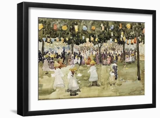 Central Park, New York City, July 4Th, C.1900-03-Maurice Brazil Prendergast-Framed Giclee Print