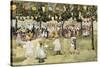 Central Park, New York City, July 4Th, C.1900-03-Maurice Brazil Prendergast-Stretched Canvas