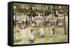 Central Park, New York City, July 4Th, C.1900-03-Maurice Brazil Prendergast-Framed Stretched Canvas