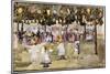 Central Park, New York City, July 4th-Maurice Brazil Prendergast-Mounted Giclee Print