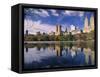 Central Park, New York City, Ny, USA-Walter Bibikow-Framed Stretched Canvas