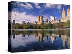 Central Park, New York City, Ny, USA-Walter Bibikow-Stretched Canvas