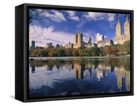 Central Park, New York City, Ny, USA-Walter Bibikow-Framed Stretched Canvas