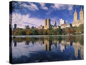 Central Park, New York City, Ny, USA-Walter Bibikow-Stretched Canvas