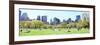 Central Park Picnic-Acosta-Framed Premium Giclee Print