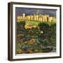 "Central Park Rainbow," April 30, 1949-John Falter-Framed Giclee Print