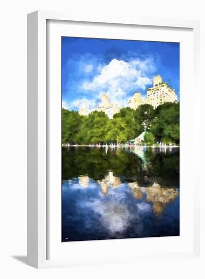 Central Park Reflection-Philippe Hugonnard-Framed Giclee Print