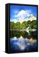 Central Park Reflection-Philippe Hugonnard-Framed Stretched Canvas